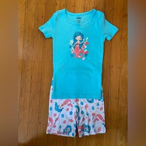 Gymboree Turquoise Mermaid Pajama Set